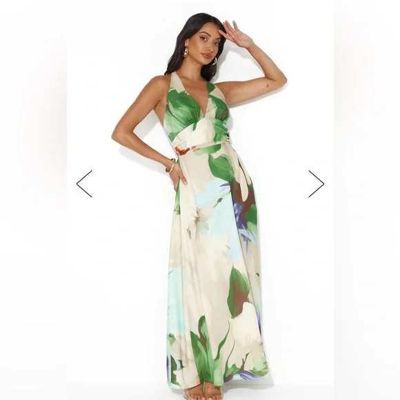 chinese dress ladies White Feather Maxi Dress | Reversible Beach Dress
